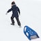 Gardenised Kids Winter Plastic Outdoor Snow Sleigh Ice Sled, Kids over 5 Years, Blue QI004217.BL - alternate 8